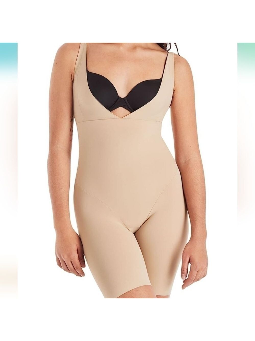 Maidenform  Beige Womens Open Bust Body Shaper NWOT Size S